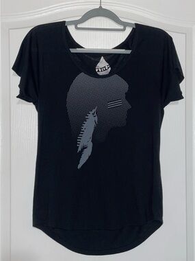 Y2K Volcom Black Graphic Tee M